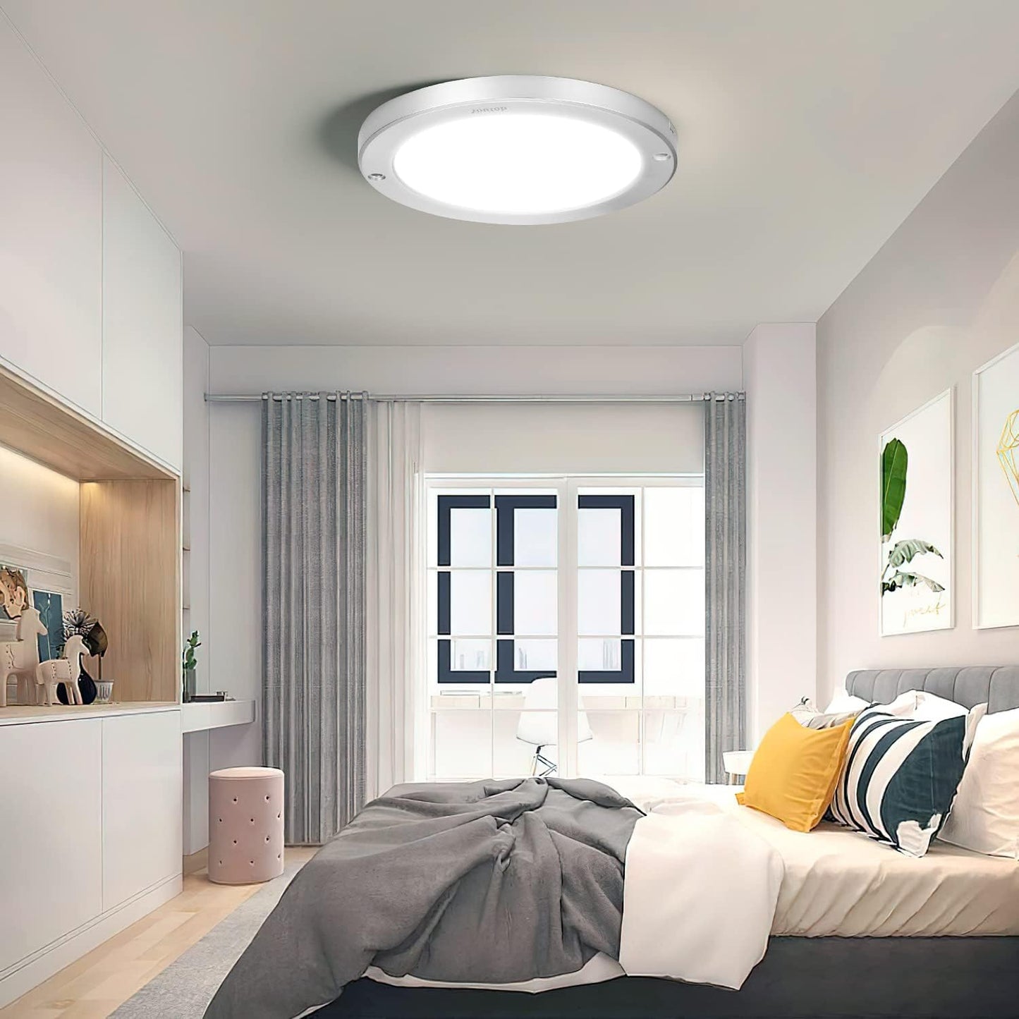 15W LED Ceiling Light - Silver