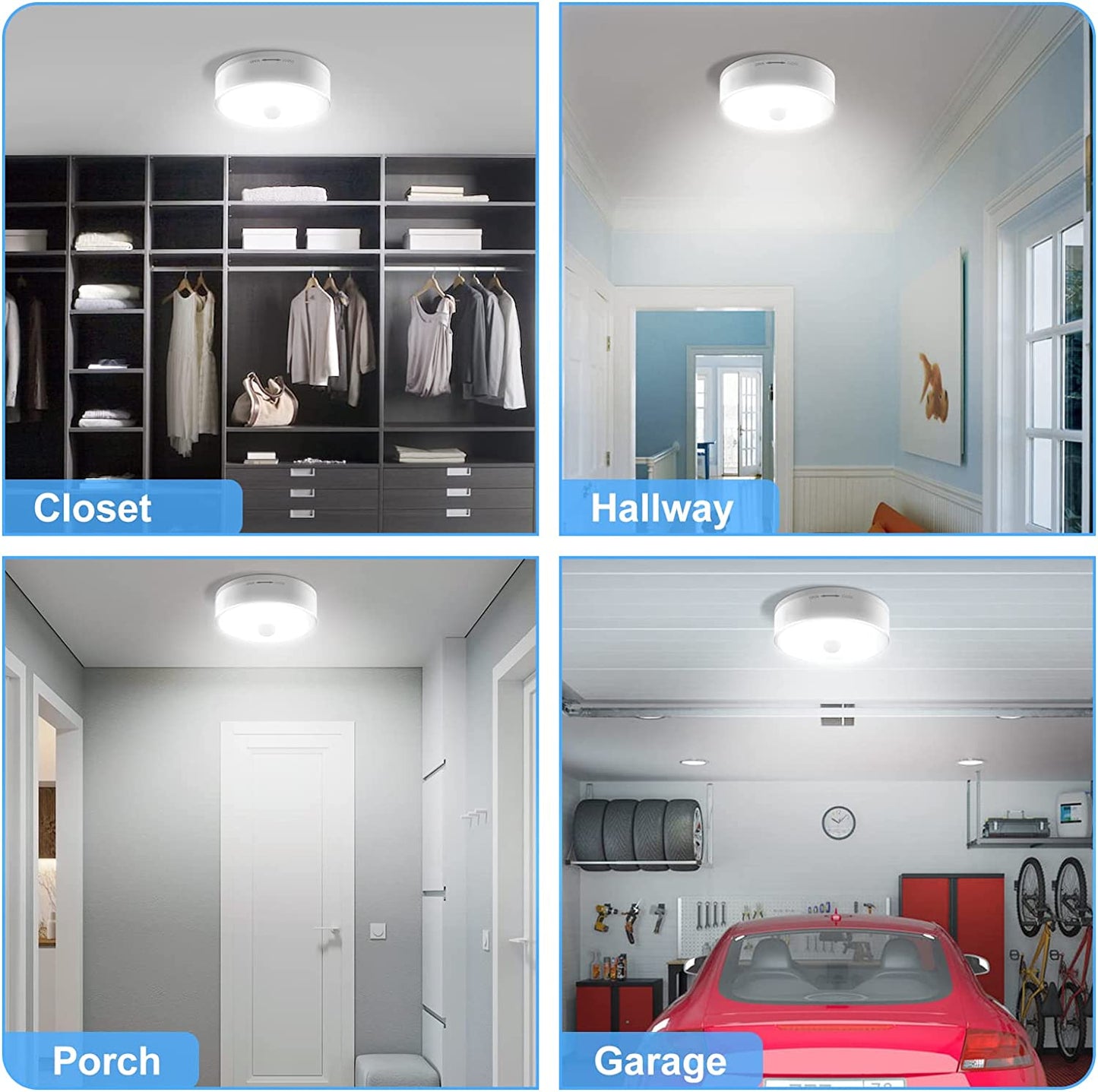 Battery-Powered Motion Sensor Light