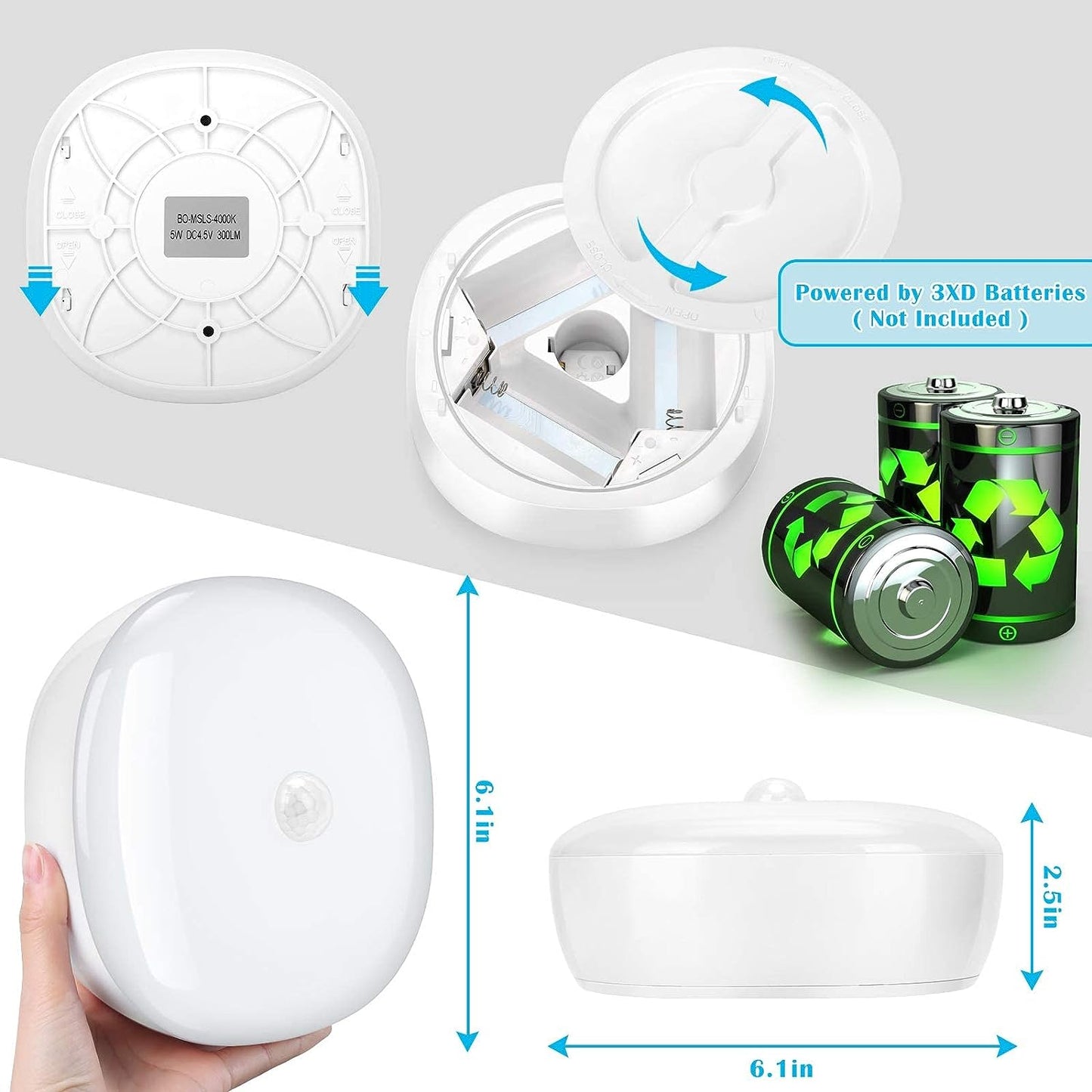 Wireless LED Motion Sensor Light - 5W